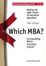 George Bickerstaffe - Which MBA?