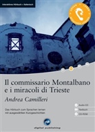 Andrea Camilleri - Il commissario Montalbano e i miracoli di Trieste, 1 Audio-CD, 1 CD-ROM u. Textbuch (Livre audio)