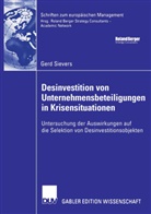 Gerd Sievers - Desinvestition von Unternehmensbeteiligungen in Krisensituationen
