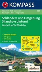 Kompass Karten: Kompass Karte Schlanders und Umgebung. Silandro e dintorni