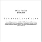 Oskar Pastior - Lektüren, 1 Audio-CD (Hörbuch)