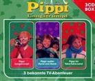 Astrid Lindgren - Pippi Langstrumpf, Hörspielbox, 3 Audio-CDs (Audio book)