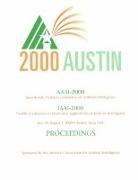 AAAI, American Association for Artificial Inte, American Association for Artificial Intelligence, American Association for Artificial Intelligence (AAAI), American Association on Artificial Intel, National Conference on Artificial Intell - Aaai-00