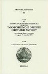 Luigi Cirillo, Alois van Tongerloo, Alois Van Tongerloo - Manicheismo E Oriente Cristiano Antico