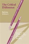 Barbara Johnson, Barbara (Harvard University) Johnson, Johnson Barbara - Critical Difference