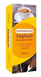 ademo GmbH, adem Verlag - Karteikarten Englisch Basiswortschatz, m. Lernbox