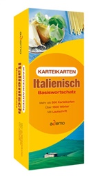 ademo GmbH - Karteikarten Italienisch Basiswortschatz, m. Lernbox