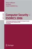 Eugene Asarin, Diete Gollmann, Dieter Gollmann, Jan Meier, Jan Meier et al, Andrei Sabelfeld - Computer Security - ESORICS 2006