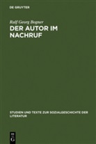 Ralf G. Bogner, Ralf Georg Bogner - Der Autor im Nachruf