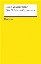Jakob Wassermann - Das Gold von Caxamalca. Erzählung