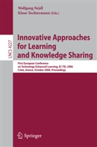 Wolfgan Nejdl, Wolfgang Nejdl, Tochtermann, Tochtermann, Klaus Tochtermann - Innovative Approaches for Learning and Knowledge Sharing