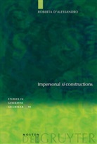 Roberta D'Alessandro - Impersonal "si" constructions