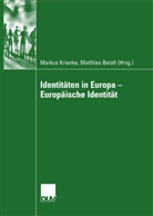 Belafi, Belafi, Matthias Belafi, Marku Krienke, Markus Krienke - Identitäten in Europa, Europäische Identität