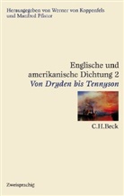 Manfred Pfister, Werner von Koppenfels, Pfister, Pfister, Manfred Pfister, Werne von Koppenfels... - Englische und amerikanische Dichtung - Bd. 2: Englische und amerikanische Dichtung  Bd. 2: Englische Dichtung: Von Dryden bis Tennyson