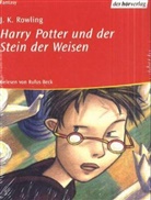 J. K. Rowling, Rufus Beck - Harry Potter - 1: Harry Potter und der Stein der Weisen, 6 Cassetten