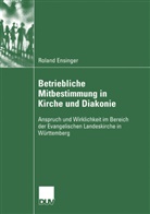 Roland Ensinger - Betriebliche Mitbestimmung in Kirche und Diakonie
