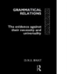 D. N. S. Bhat, D.n.s. Bhat, BHAT D N S, N. S. Bhat D., Bhat D. N. S., D. N. Shankara Bhat - Grammatical Relations