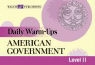 Gretchen McNulty - Daily Warm Ups: American Government: Level II