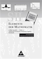 Heinz Griesel, Helmut Postel - Elemente der Mathematik: Lösungen Teil 2: Analytische Geometrie / Lineare Algebra und Stochastik