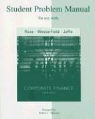 Jeffrey Jaffe, Jeffrey F. Jaffe, Stephen A. Ross, Stephen A./ Westerfield Ross, Randolph Westerfield, Randolph W. Westerfield - Student Problem Manual to Accompany Corporate Finance
