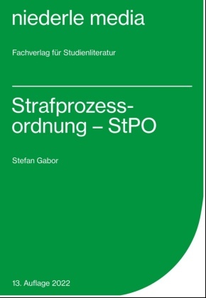 Stefan Gabor - Strafprozessordnung - StPO - 2022