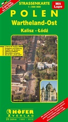 Klau Höfer, Klaus Höfer - Höfer Straßenkarten: Höfer Straßenkarte Polen, Wartheland-Ost