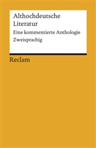Stepha Müller, Stephan Müller - Althochdeutsche Literatur. Eine kommentierte Anthologie. Althochdeutsch/Neuhochdeutsch. Altniederdeutsch/Neuhochdeutsch