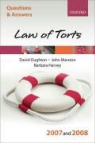 Barbara Harvey, John Marston, David Oughton, David Marston Oughton - Law of Torts