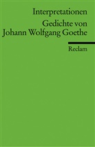 Witte, B Witte, Bernd Witte - Gedichte von Johann Wolfgang von Goethe