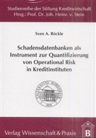 Sven A Röckle, Sven A. Röckle - Schadensdatenbanken als Instrument zur Quantifizierung von Operational Risk in Kreditinstituten