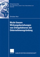 Christian Herr - Nicht-lineare Wirkungsbeziehungen von Erfolgsfaktoren der Unternehmensgründung