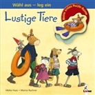 Meike Haas, Marina Rachner - Lustige Tiere, m. Puzzleteilen