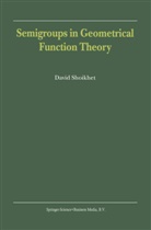 D Shoikhet, D. Shoikhet - Semigroups in Geometrical Function Theory