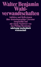Walter Benjamin, Ja Philipp Reemtsma, Jan Philipp Reemtsma, Jan Ph. Reemtsma, Jan Philipp Reemtsma - Wahlverwandtschaften