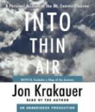 Jon Krakauer, Jon Krakauer - Into Thin Air (Audio book)