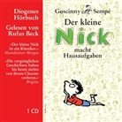Ren Goscinny, René Goscinny, Sempé, Jean-Jacques Sempé, Rufus Beck - Der kleine Nick macht Hausaufgaben, 1 Audio-CD (Audio book)