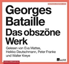 Georges Bataille, Georges Bataille, Heikko Deutschmann, Peter Franke, Eva Mattes - Das obszöne Werk, 6 Audio-CDs (Audio book)