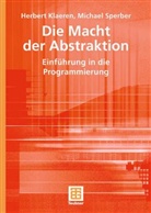 Klaere, Herber Klaeren, Herbert Klaeren, Sperber, Michael Sperber - Die Macht der Abstraktion