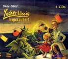 Debi Gliori, Peter Kaempfe - Locker lässig losgezaubert, 4 Audio-CDs (Audio book)