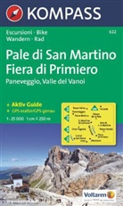 Kompass Karten: Kompass Karte Pale di San Martino, Fiera di Primiero