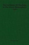 Edward Caird - The Evolution of Theology in the Greek Philosophers - Vol I