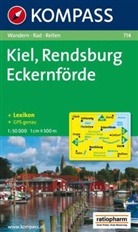 Kompass Karten: Kompass Karte Kiel, Rendsburg, Eckernförde