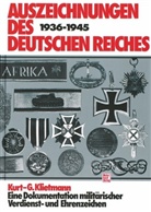 Kurt G Klietmann, Kurt-G. Klietmann - Auszeichnungen des Deutschen Reiches 1936-1945