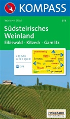 Kompass Karten: Kompass Karte Südsteirisches Weinland