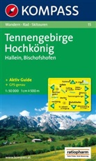 Kompass Karten: Kompass Karte Tennengebirge, Hochkönig