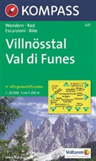 Kompass Karten: Kompass Karte Villnösstal. Val di Funes