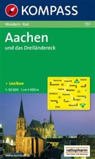 Kompass Karten: Kompass Karte Aachen und das Dreiländereck