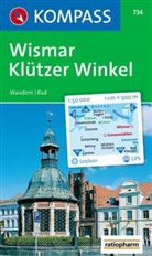 Kompass Karten: Kompass Karte Wismar, Klützer Winkel