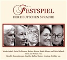 Festspiel der Deutschen Sprache, Mario Adorf, Jutta Hoffmann, Reiner Kunze, Edda Moser, Otto Schenk - Festspiel der deutschen Sprache, 1 Audio-CD (Hörbuch)