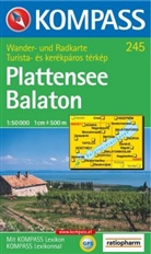 Kompass Karten: Kompass Karte Plattensee / Balaton